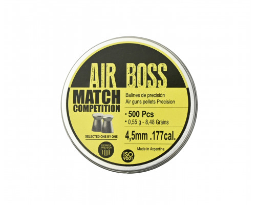 Пули Apolo Air Boss Match 4,5 мм, 0,55 грамм (500 штук)